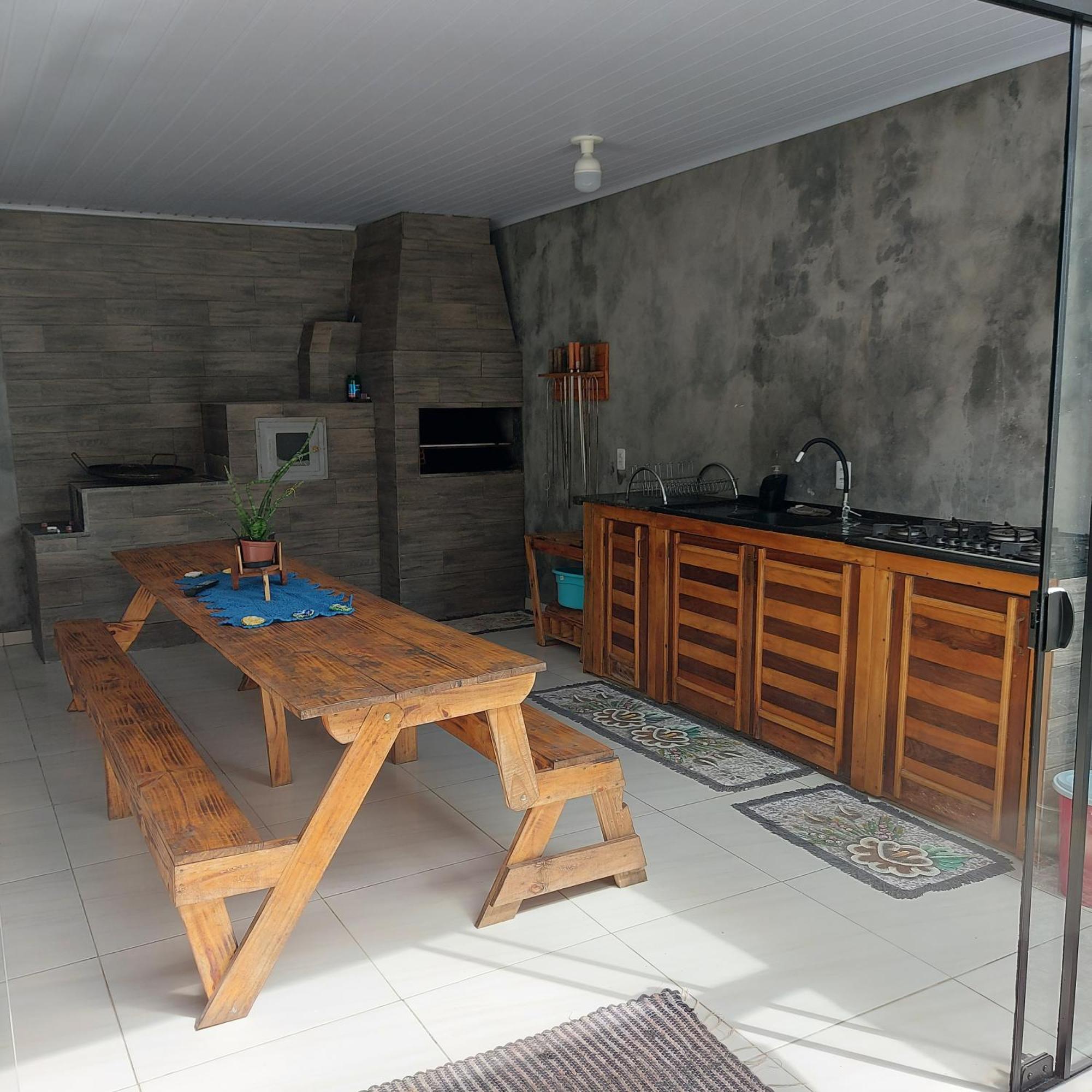 הוילה Balneario Gaivota Casa Jardim מראה חיצוני תמונה